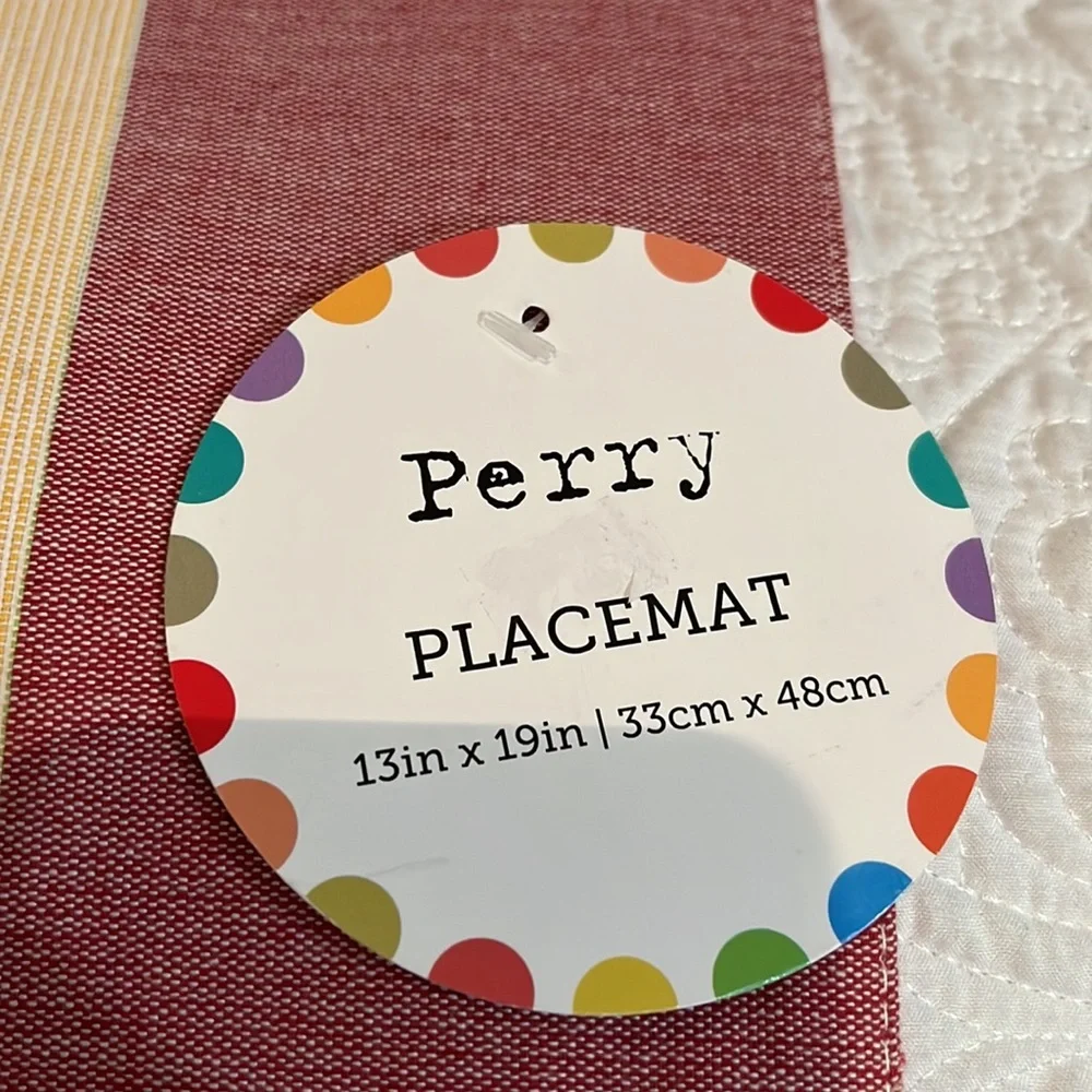 Set of‎ four Perry placemats, NWT